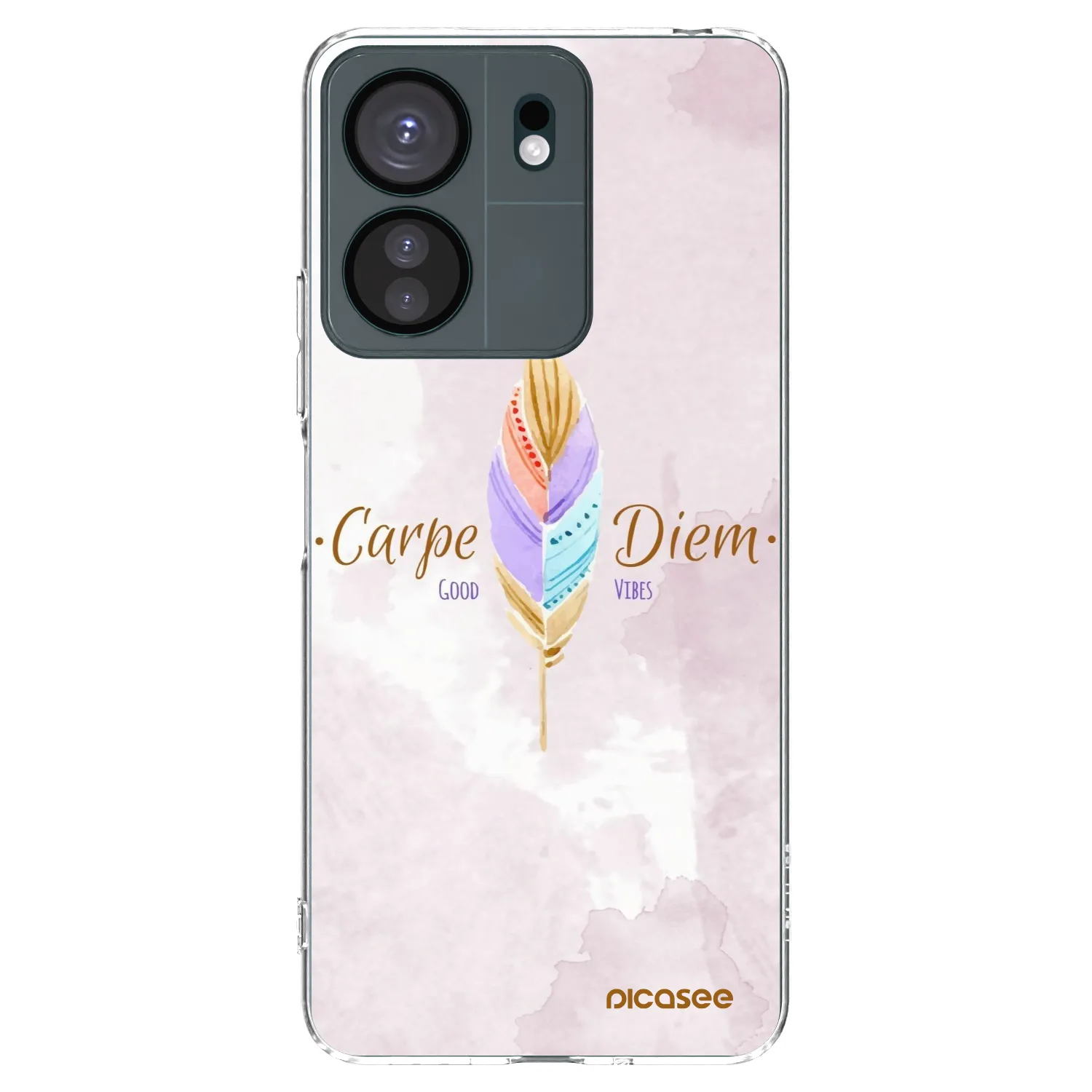 Picasee silikonowe przeźroczyste etui na Xiaomi Redmi 13C 4G - Carpe Diem