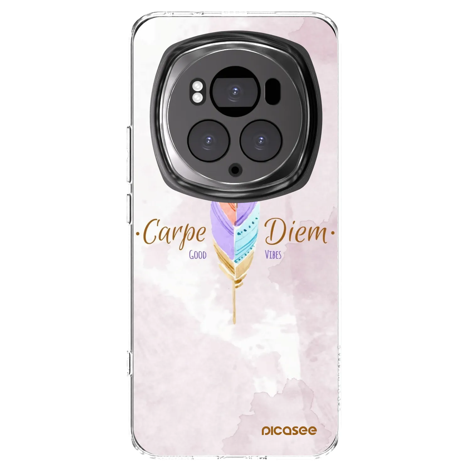 Picasee silikonowe przeźroczyste etui na Honor Magic6 Pro - Carpe Diem
