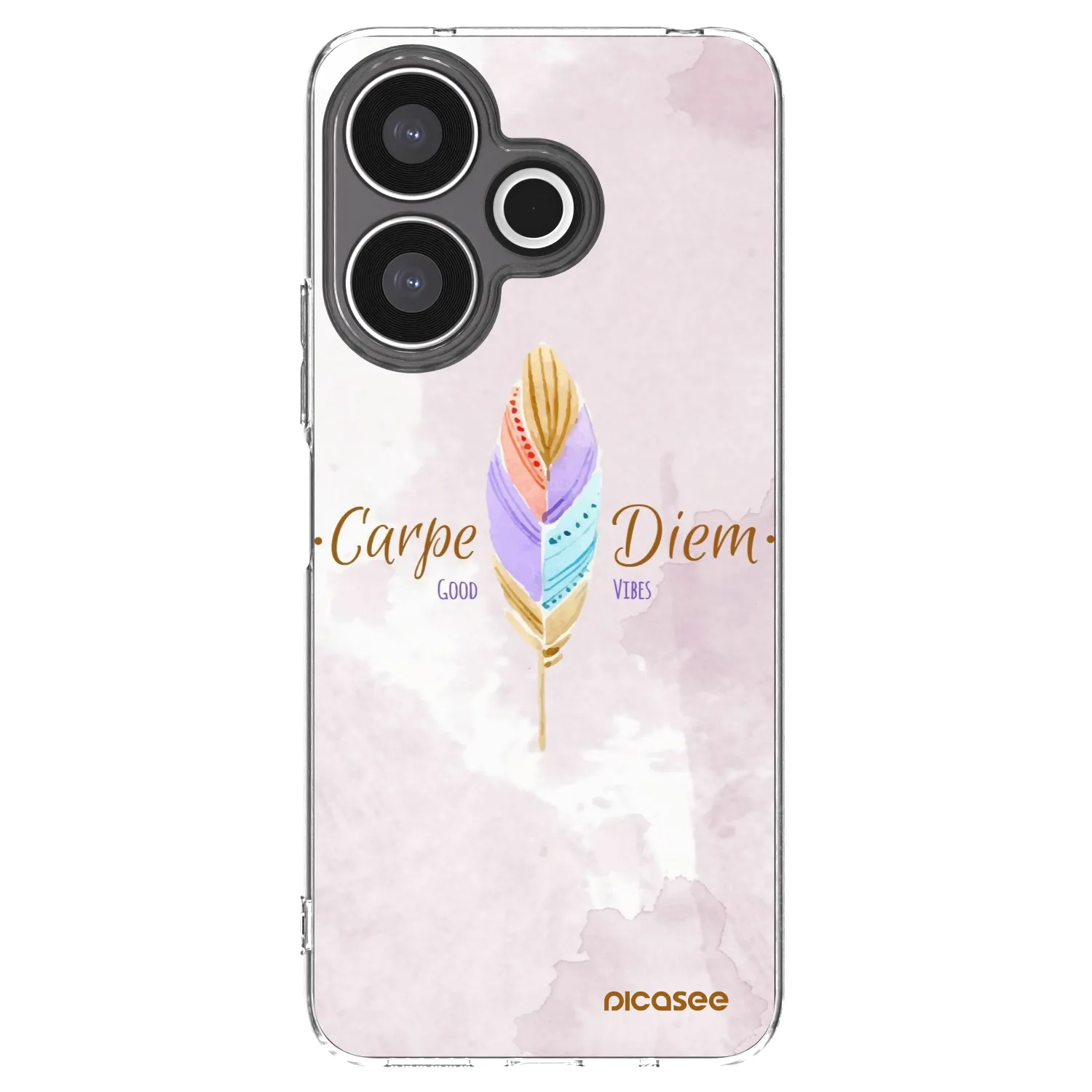 Picasee silikonowe przeźroczyste etui na Xiaomi Redmi 13 4G - Carpe Diem