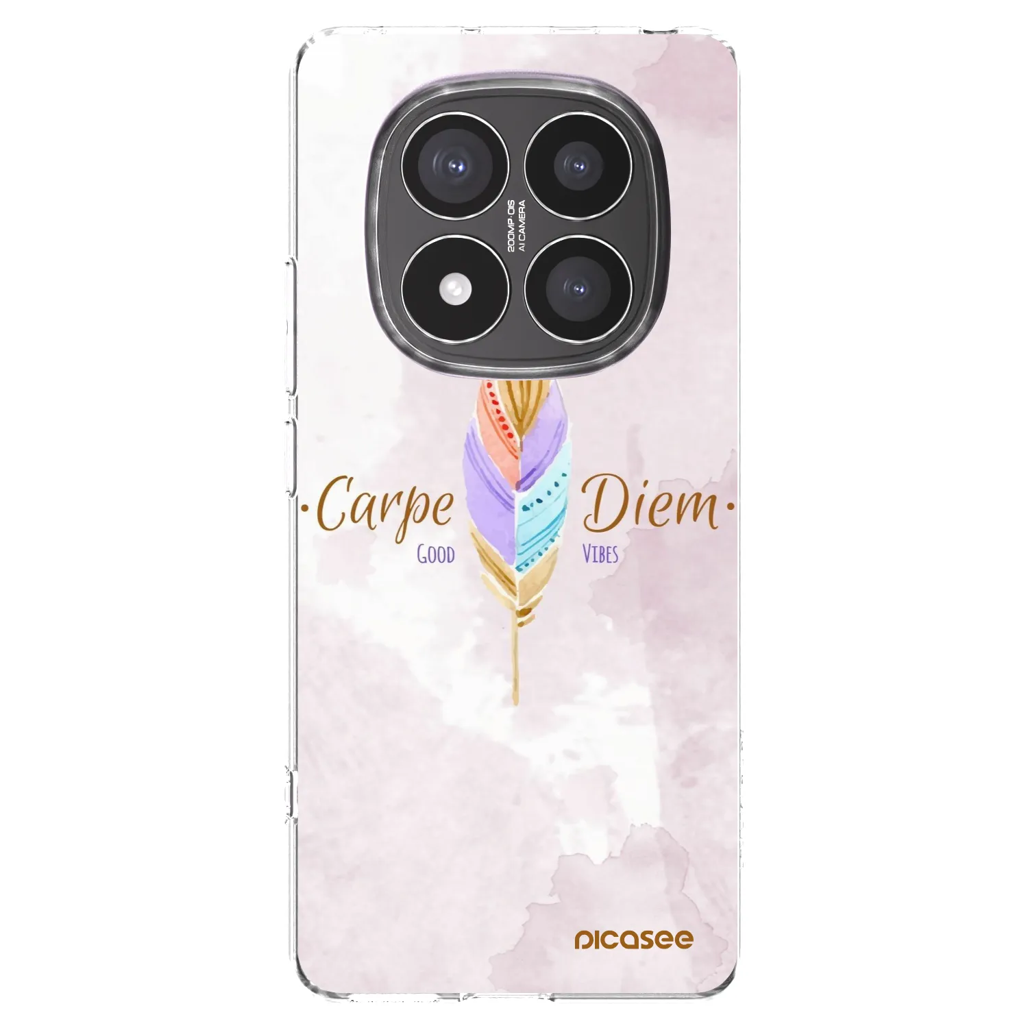 Picasee silikonowe przeźroczyste etui na Xiaomi Redmi Note 14 Pro+ 5G - Carpe Diem