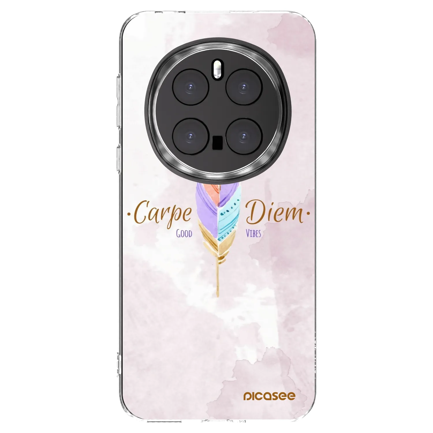 Picasee silikonowe przeźroczyste etui na Honor Magic7 Pro 5G - Carpe Diem
