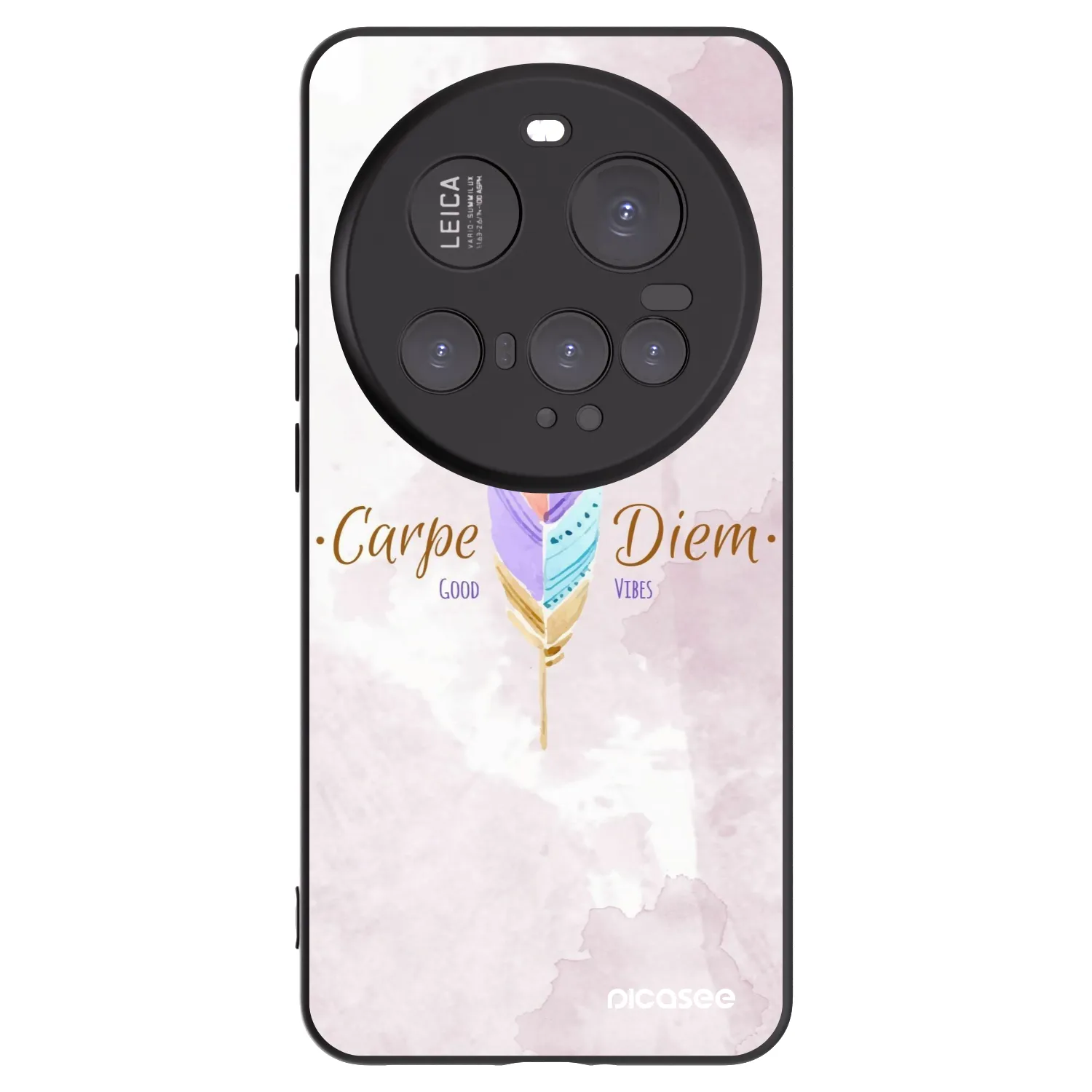 Picasee silikonowe czarne etui na Xiaomi 15 Ultra - Carpe Diem