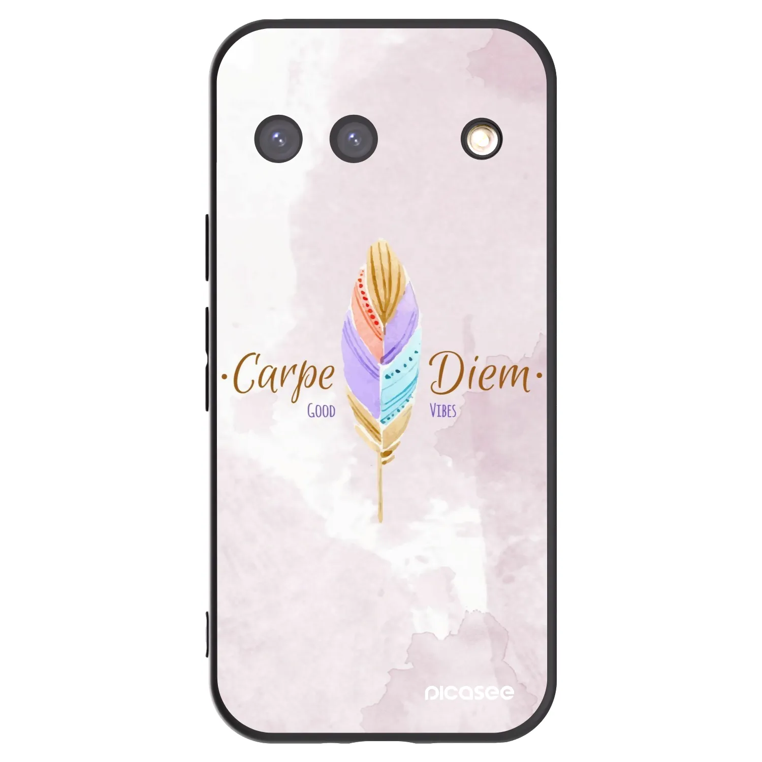 Picasee silikonowe czarne etui na Google Pixel 9 - Carpe Diem