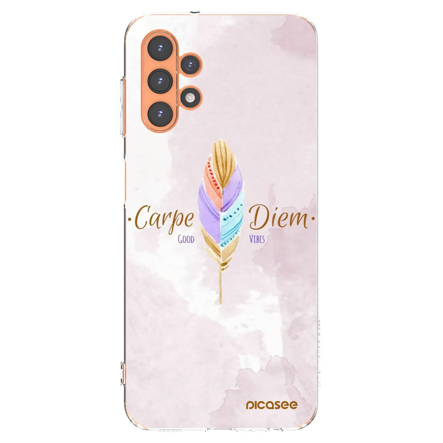 Picasee silikonowe przeźroczyste etui na Samsung Galaxy A13 5G - Carpe Diem
