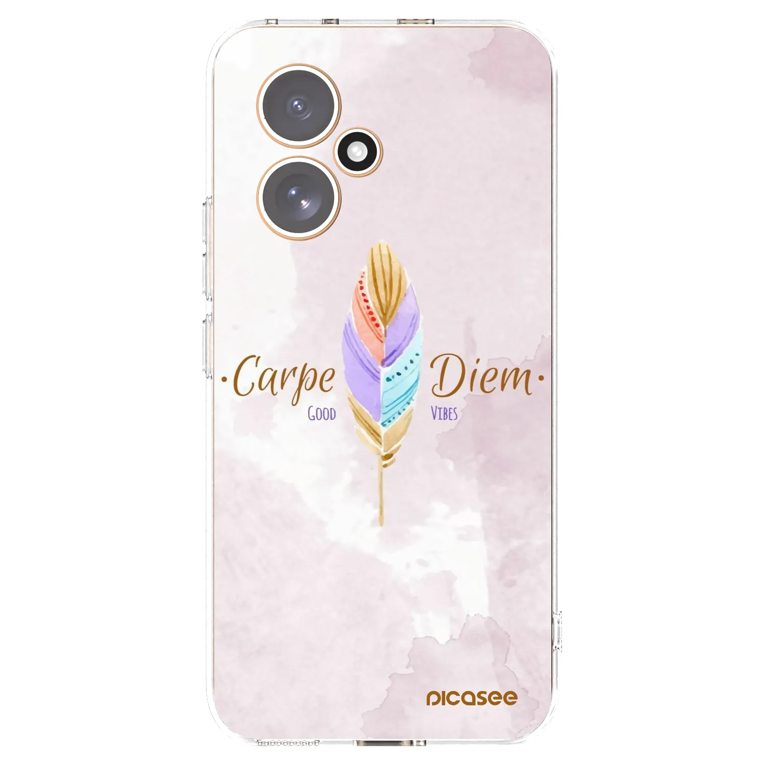 Picasee silikonowe przeźroczyste etui na Honor 400 5G - Carpe Diem