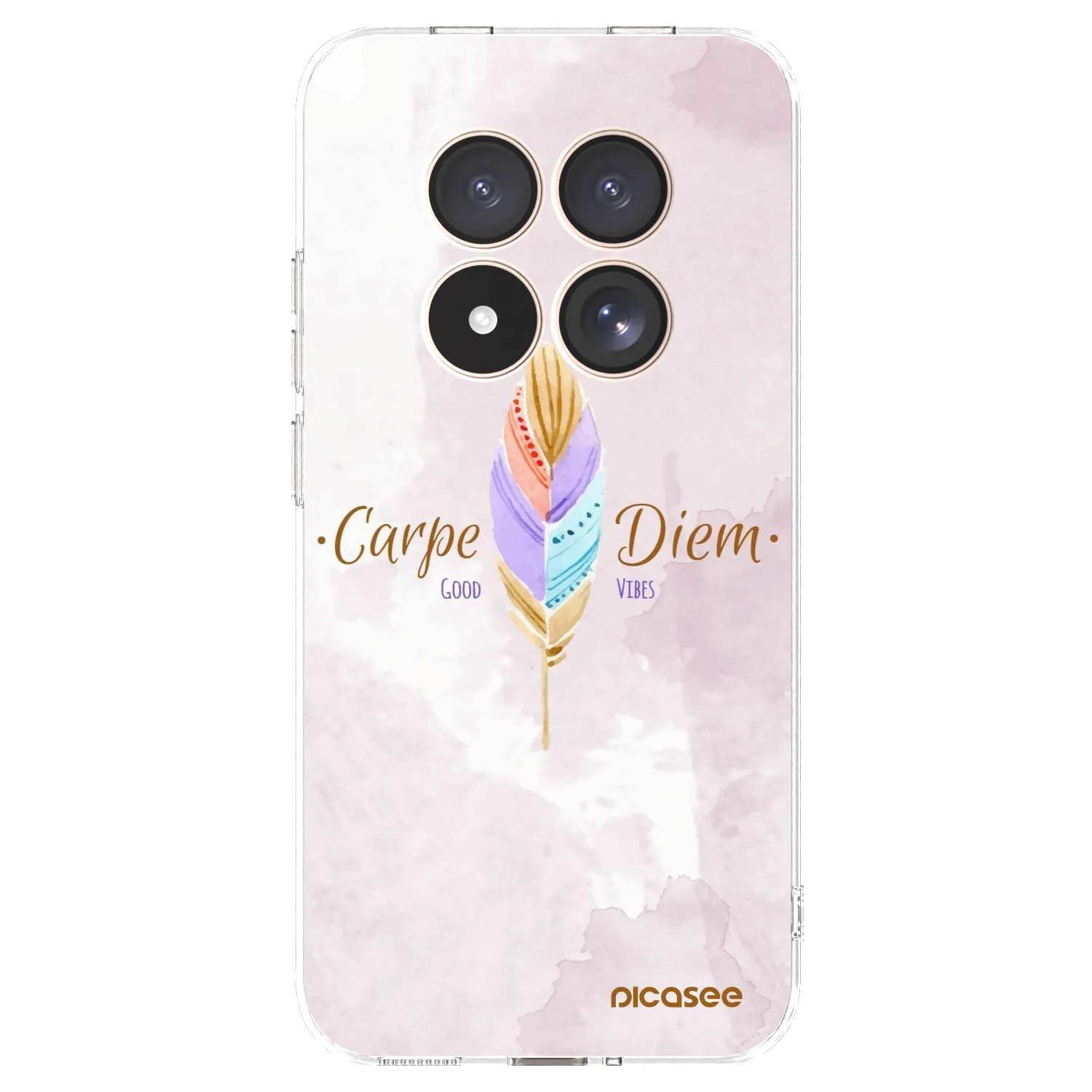 Picasee silikonowe przeźroczyste etui na Xiaomi Redmi Note 15 Pro 4G - Carpe Diem