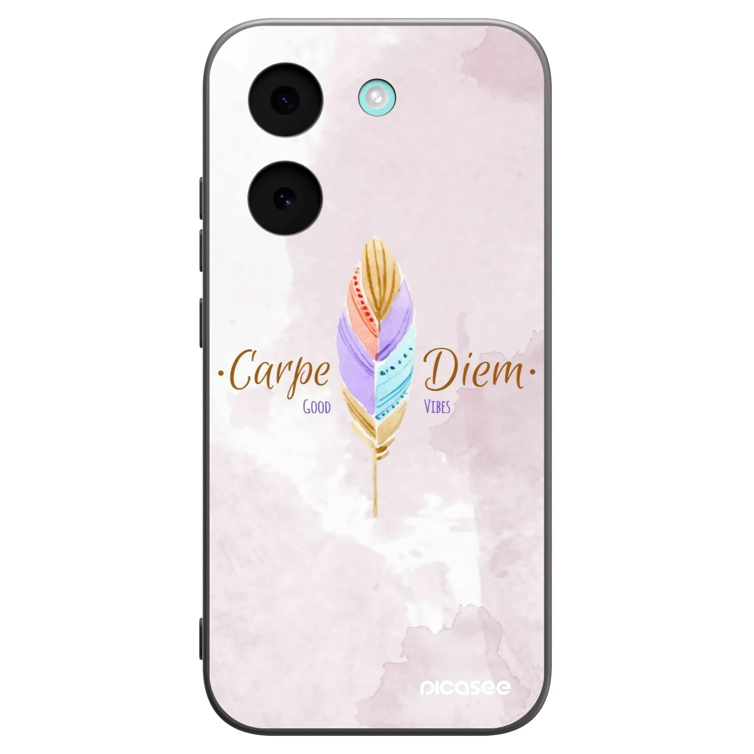 Picasee silikonowe czarne etui na Xiaomi Poco X8 Pro - Carpe Diem