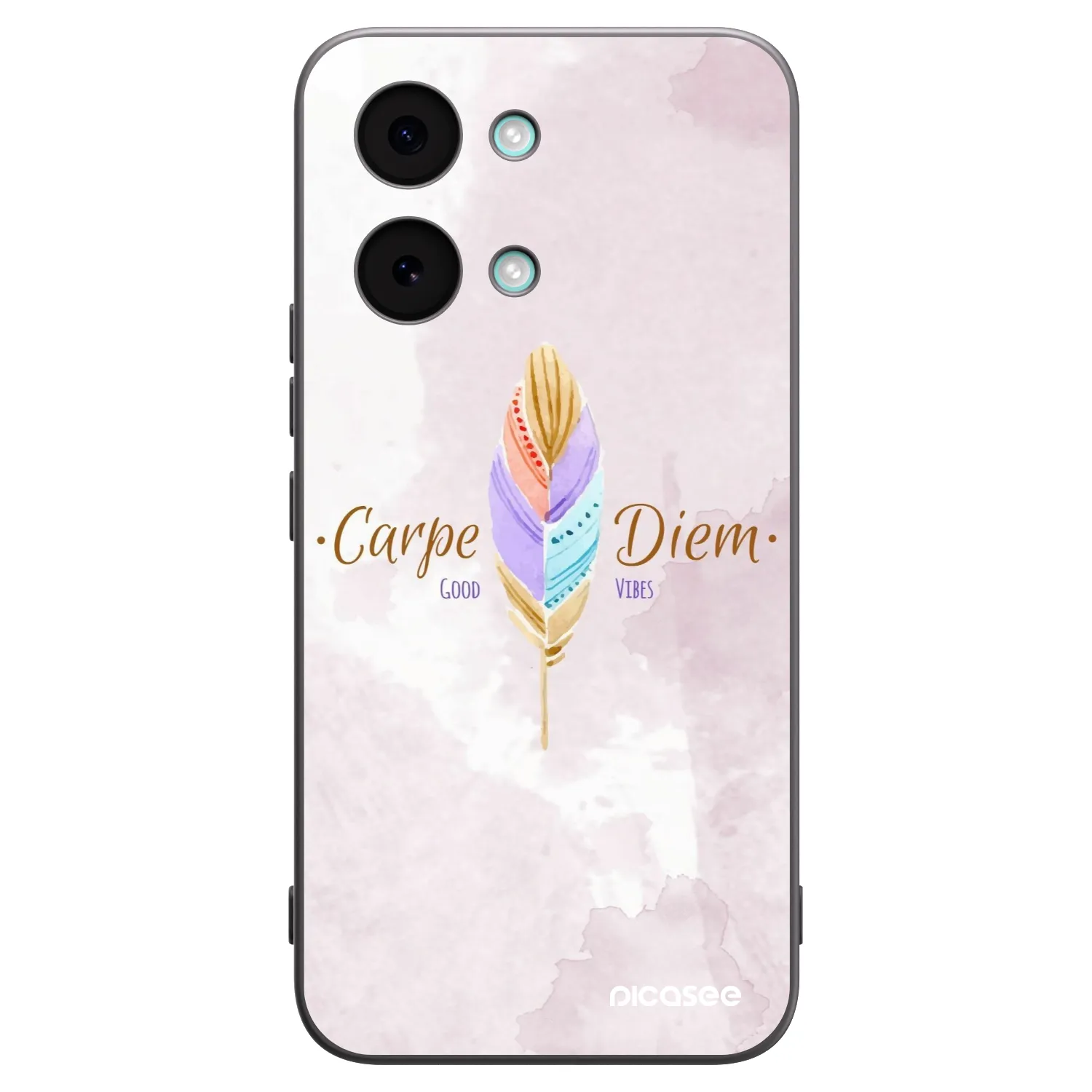 Picasee silikonowe czarne etui na Xiaomi Poco X8 Pro Max - Carpe Diem