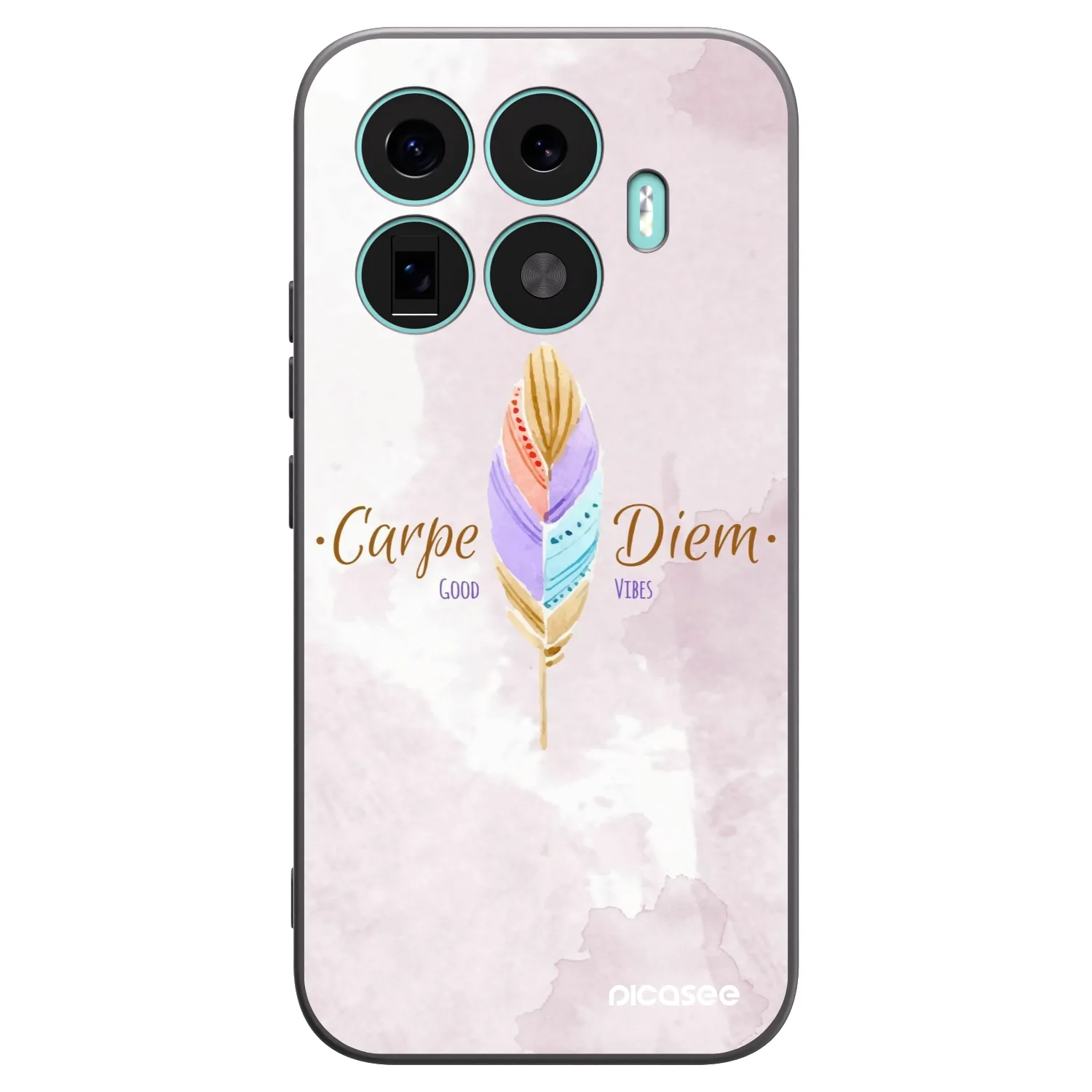 Picasee silikonowe czarne etui na Xiaomi 17T - Carpe Diem