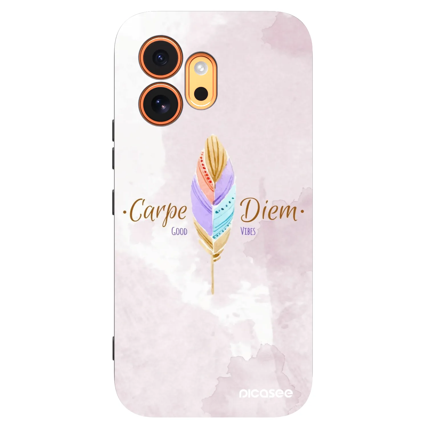 Picasee silikonowe czarne etui na Honor 600 - Carpe Diem