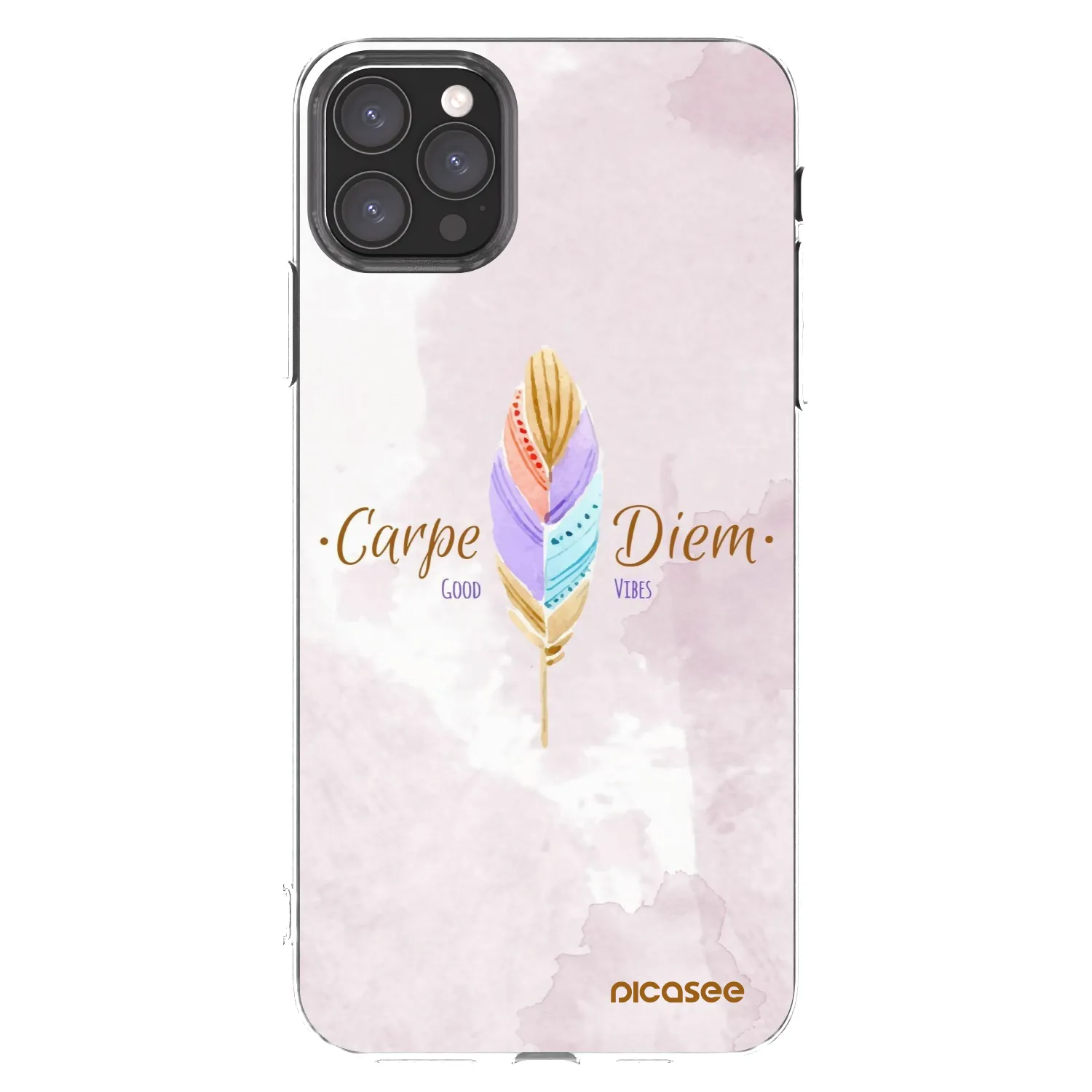 Picasee silikonowe przeźroczyste etui na Apple iPhone 11 Pro Max - Carpe Diem
