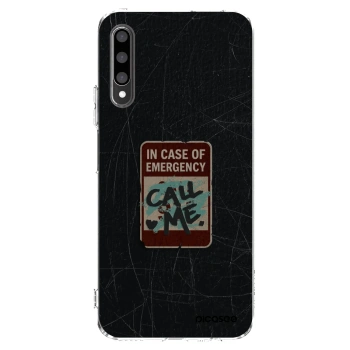 Picasee silikonowe przeźroczyste etui na Honor 9X Pro - EMERGENCY