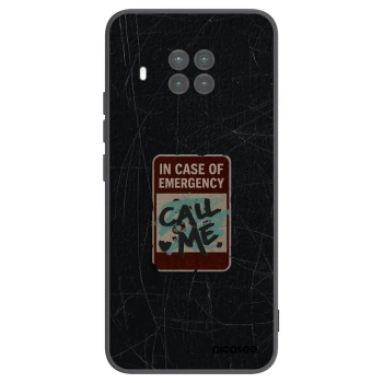 Picasee silikonowe czarne etui na Xiaomi Mi 10T Lite - EMERGENCY