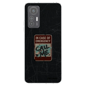 Picasee silikonowe przeźroczyste etui na Xiaomi 12 Lite - EMERGENCY