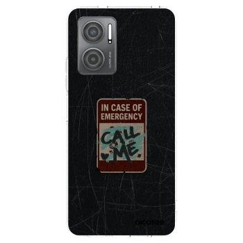 Picasee silikonowe przeźroczyste etui na Xiaomi Redmi 10 5G - EMERGENCY