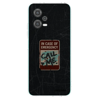 Picasee silikonowe przeźroczyste etui na Xiaomi Poco X5 - EMERGENCY