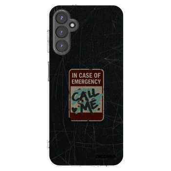 Picasee silikonowe przeźroczyste etui na Samsung Galaxy A14 4G A145R - EMERGENCY