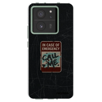 Picasee silikonowe przeźroczyste etui na Xiaomi 13T - EMERGENCY