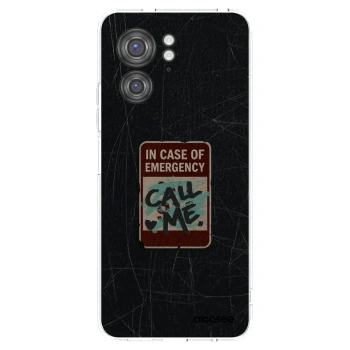 Picasee silikonowe przeźroczyste etui na Motorola Edge 40 - EMERGENCY