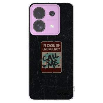 Picasee silikonowe przeźroczyste etui na Xiaomi Redmi Note 13 Pro 5G - EMERGENCY