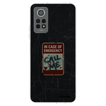 Picasee silikonowe przeźroczyste etui na Xiaomi Redmi Note 12 Pro 4G - EMERGENCY
