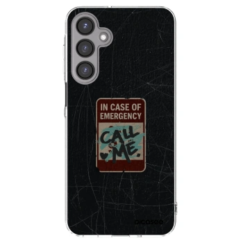 Picasee silikonowe przeźroczyste etui na Samsung Galaxy A16 5G - EMERGENCY