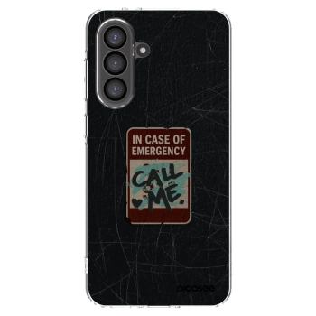 Picasee silikonowe przeźroczyste etui na Samsung Galaxy A56 5G A566B - EMERGENCY