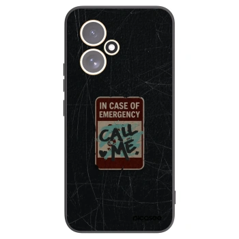 Picasee silikonowe czarne etui na Honor 400 5G - EMERGENCY