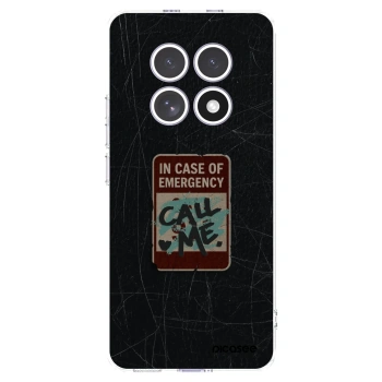 Picasee silikonowe przeźroczyste etui na Xiaomi Redmi Note 15 4G - EMERGENCY