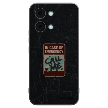 Picasee silikonowe czarne etui na Xiaomi Poco X8 Pro Max - EMERGENCY