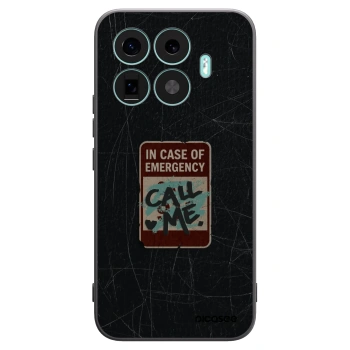Picasee silikonowe czarne etui na Xiaomi 17T Pro - EMERGENCY