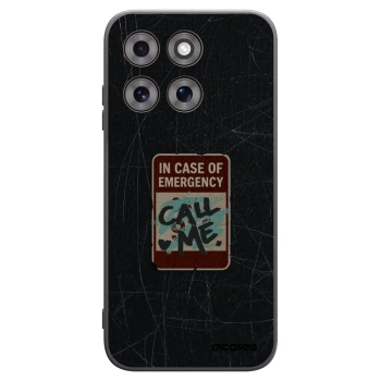 Picasee silikonowe czarne etui na Motorola Moto G77 - EMERGENCY
