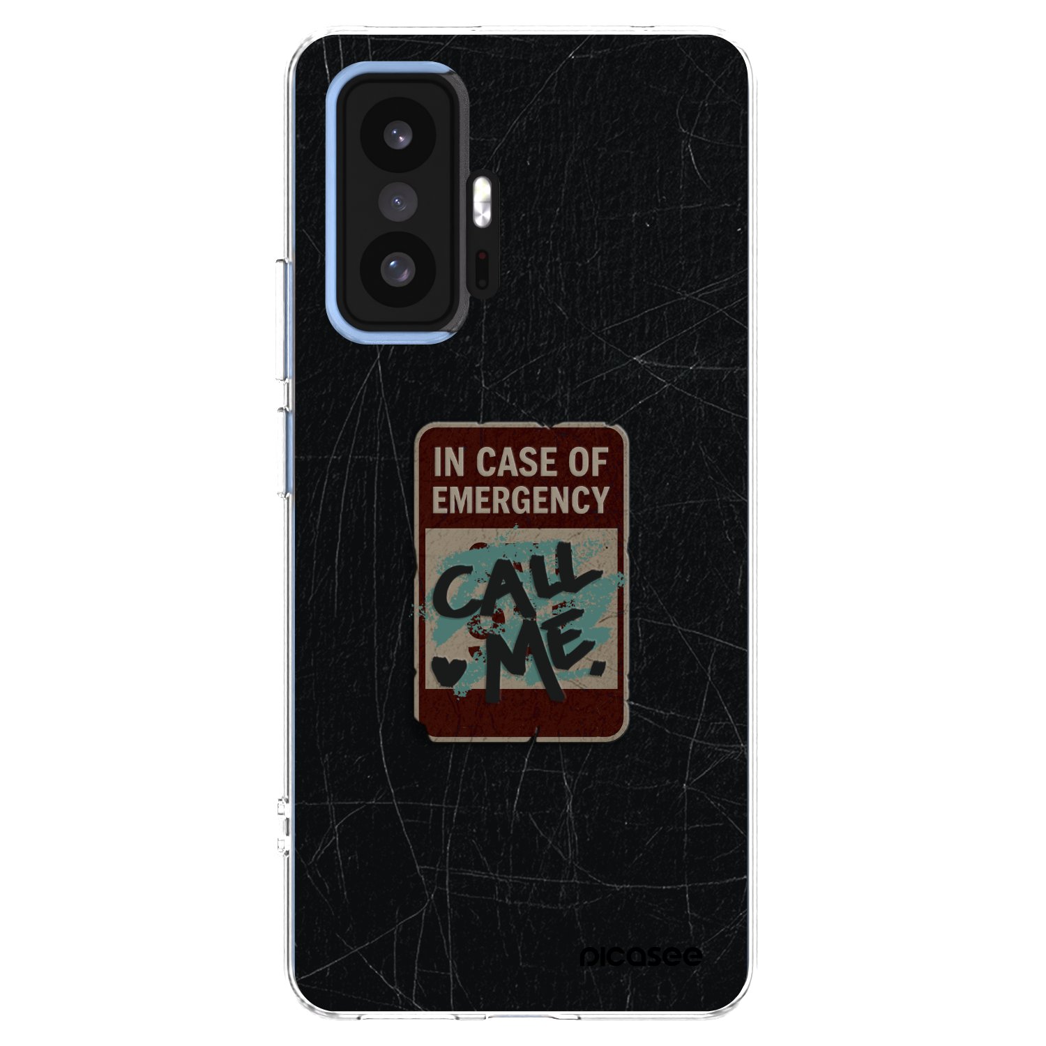 Picasee silikonowe przeźroczyste etui na Xiaomi 11T - EMERGENCY