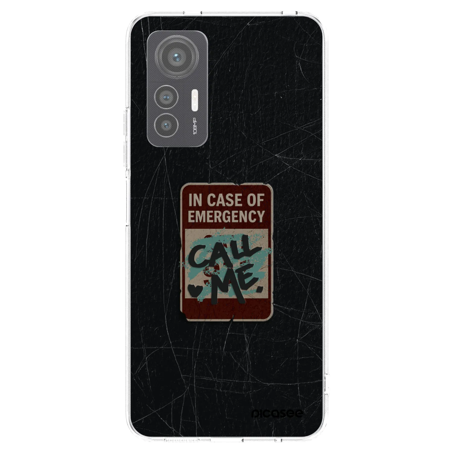 Picasee silikonowe przeźroczyste etui na Xiaomi 12 Lite - EMERGENCY