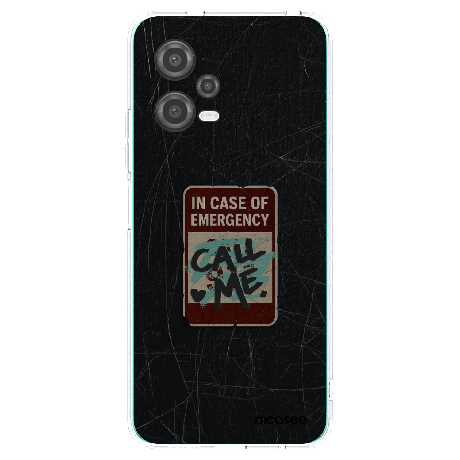 Picasee silikonowe przeźroczyste etui na Xiaomi Poco X5 - EMERGENCY