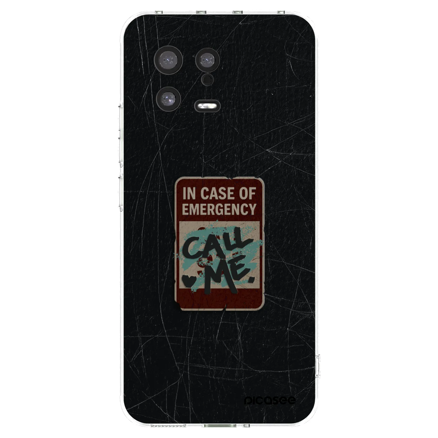 Picasee silikonowe przeźroczyste etui na Xiaomi 13 - EMERGENCY
