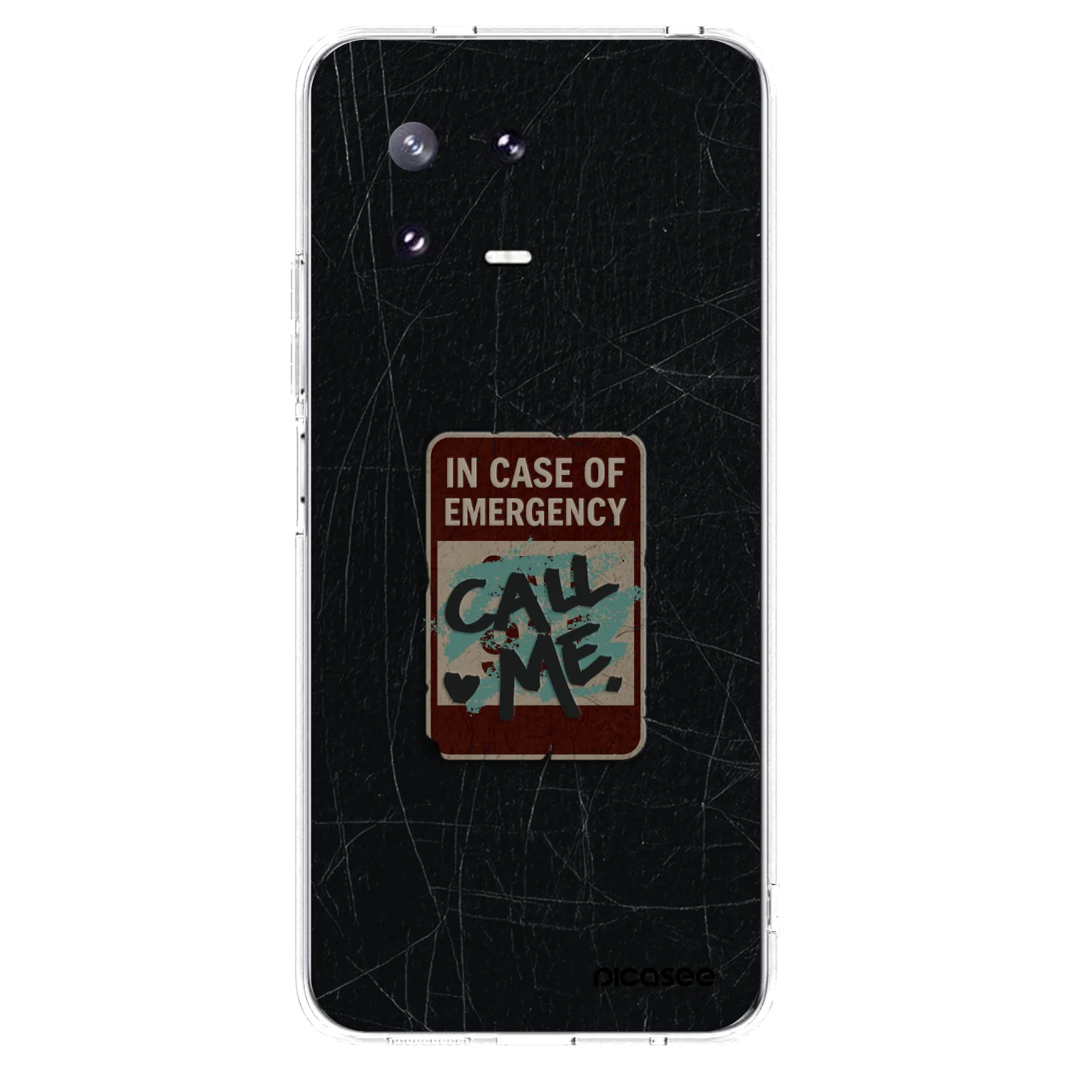 Picasee silikonowe przeźroczyste etui na Xiaomi 13 Pro - EMERGENCY