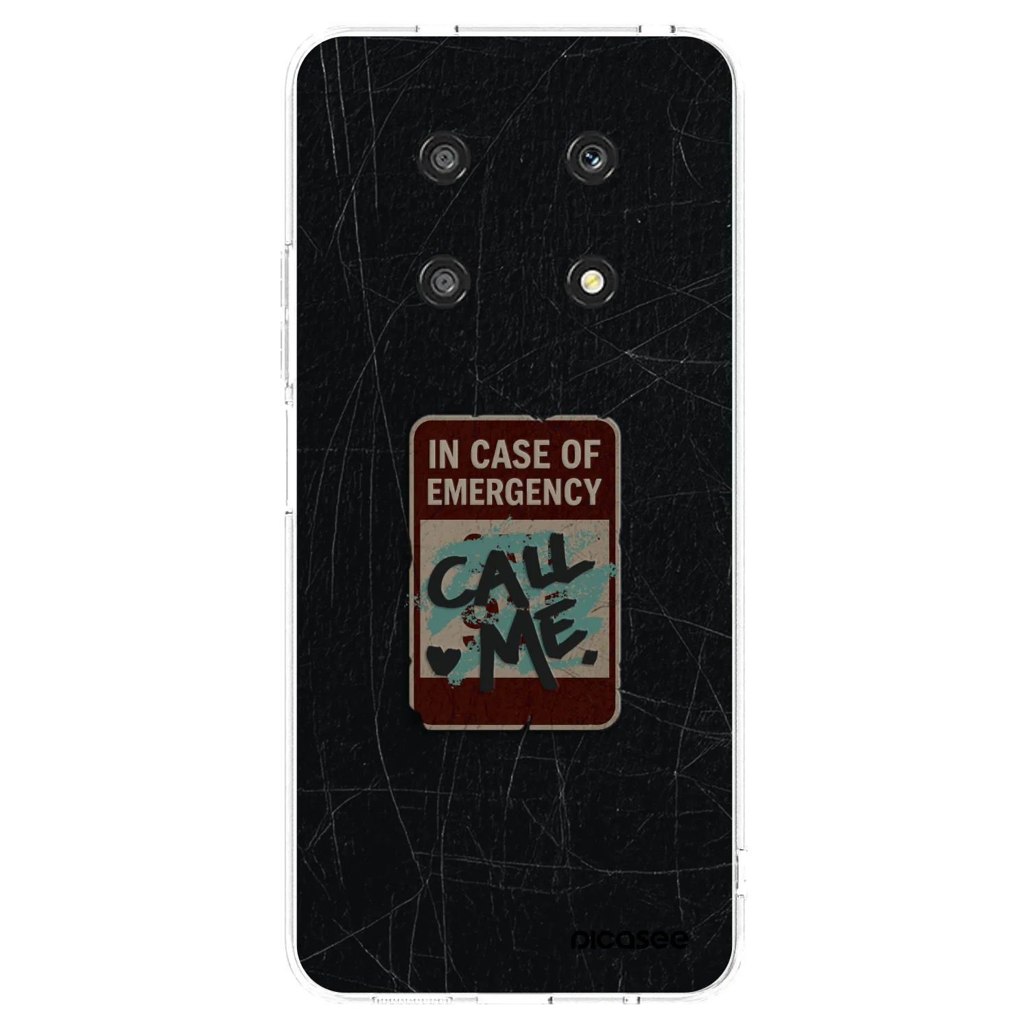 Picasee silikonowe przeźroczyste etui na Honor Magic4 Lite 5G - EMERGENCY