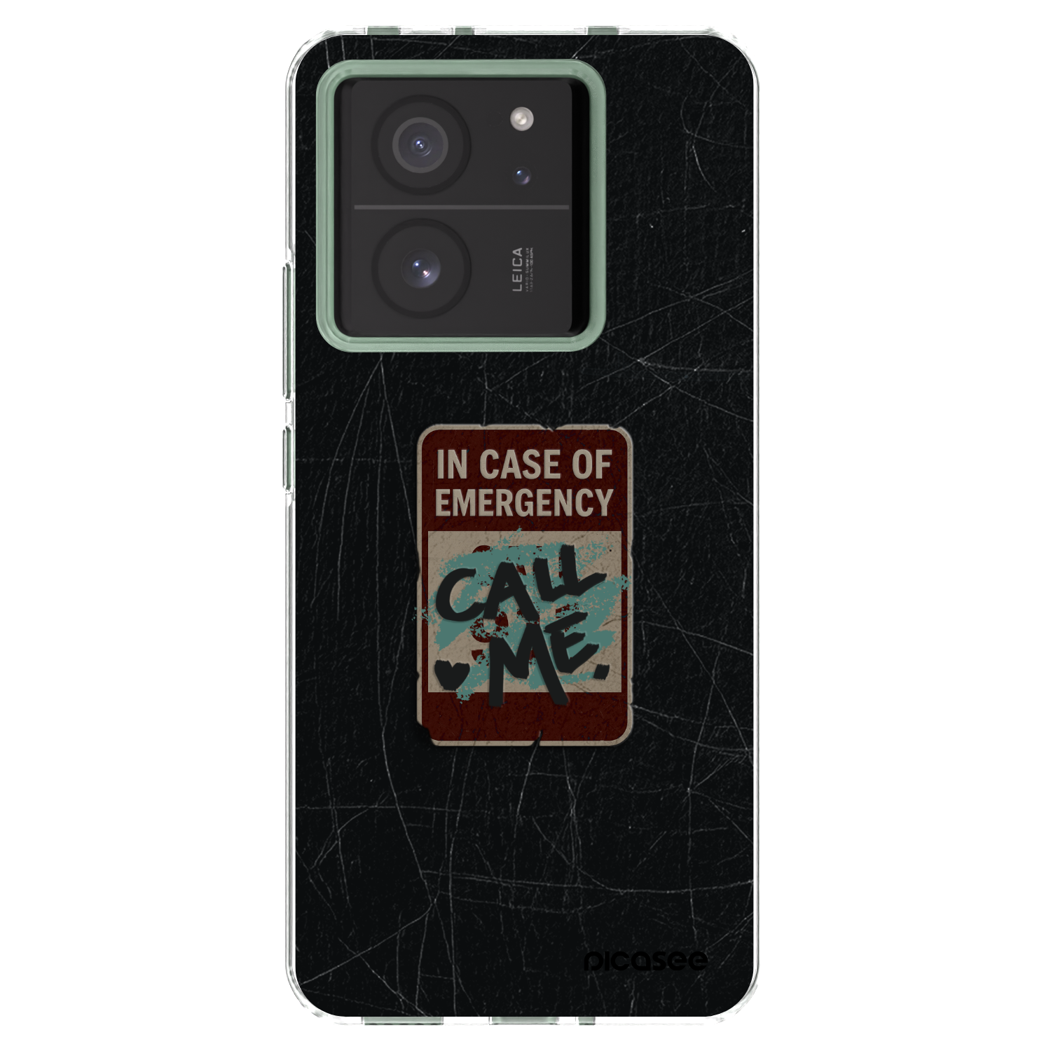 Picasee silikonowe przeźroczyste etui na Xiaomi 13T - EMERGENCY