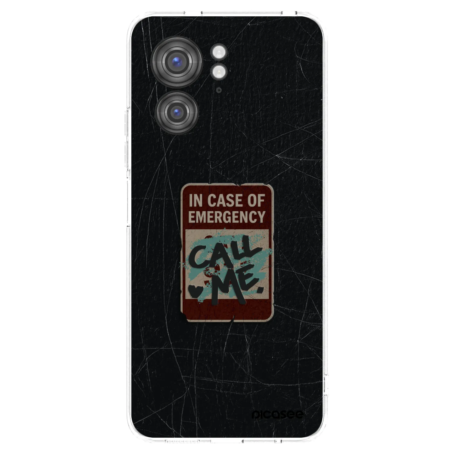 Picasee silikonowe przeźroczyste etui na Motorola Edge 40 - EMERGENCY