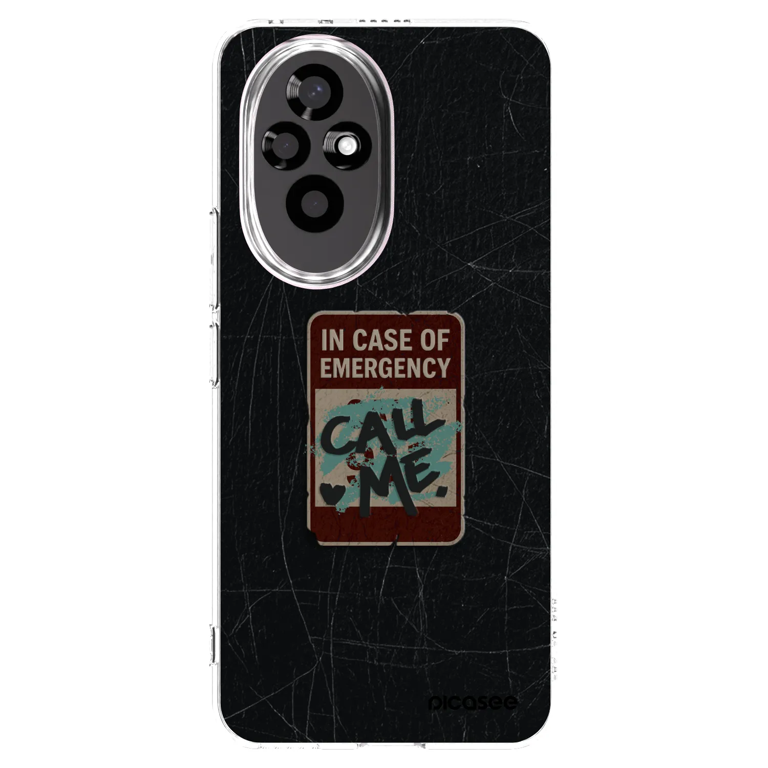 Picasee silikonowe przeźroczyste etui na Honor 200 5G - EMERGENCY