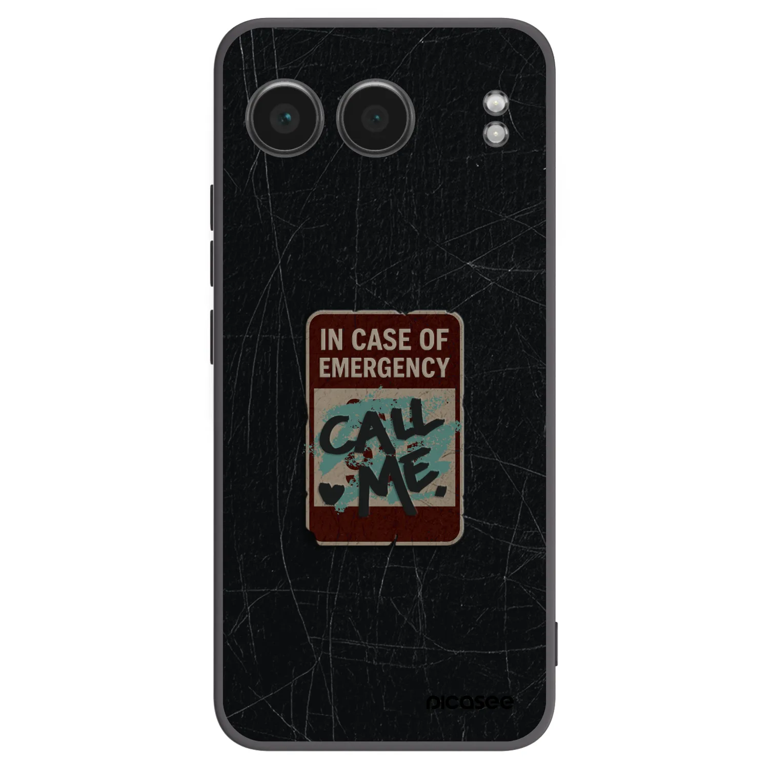 Picasee silikonowe czarne etui na OnePlus Nord 4 - EMERGENCY