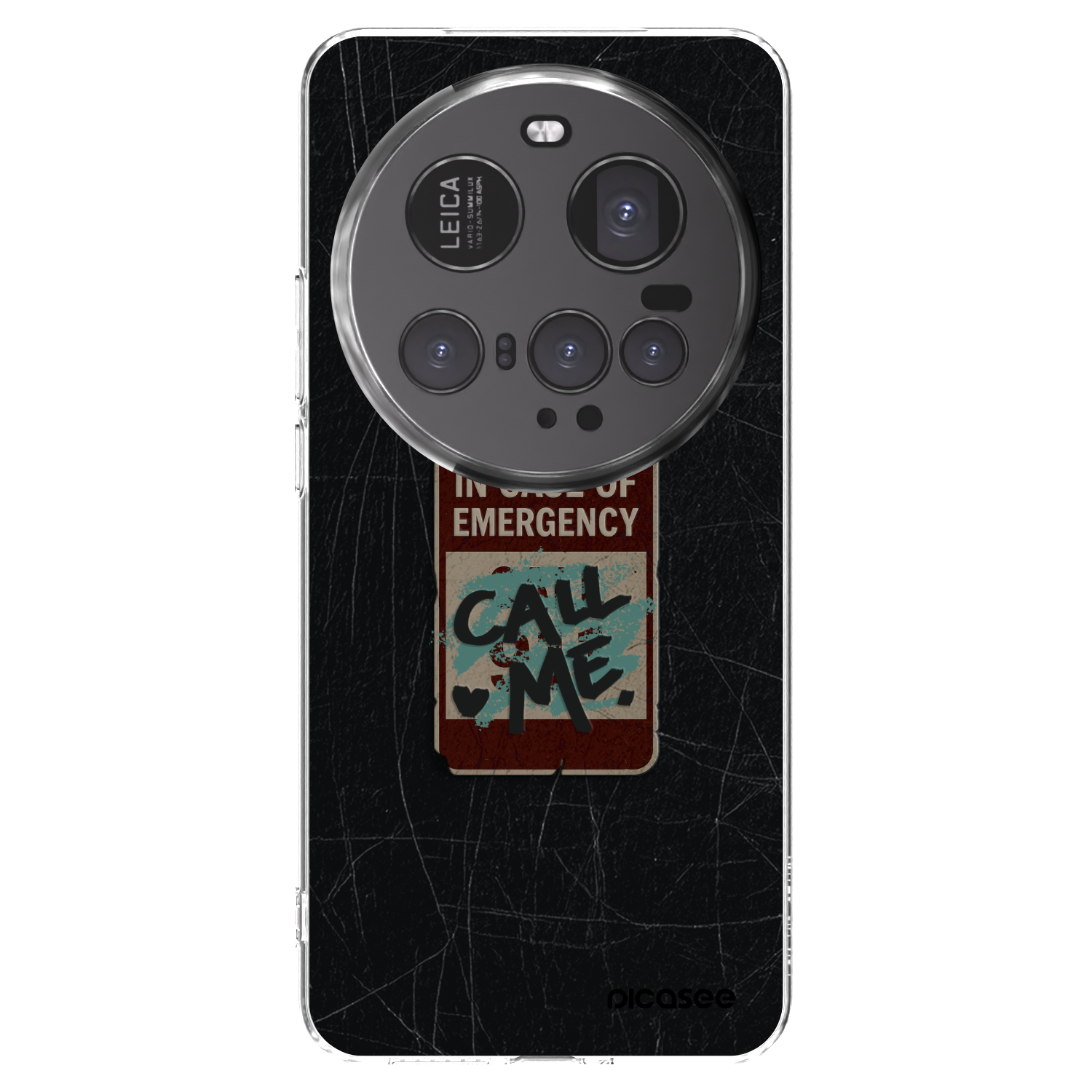 Picasee silikonowe przeźroczyste etui na Xiaomi 15 Ultra - EMERGENCY