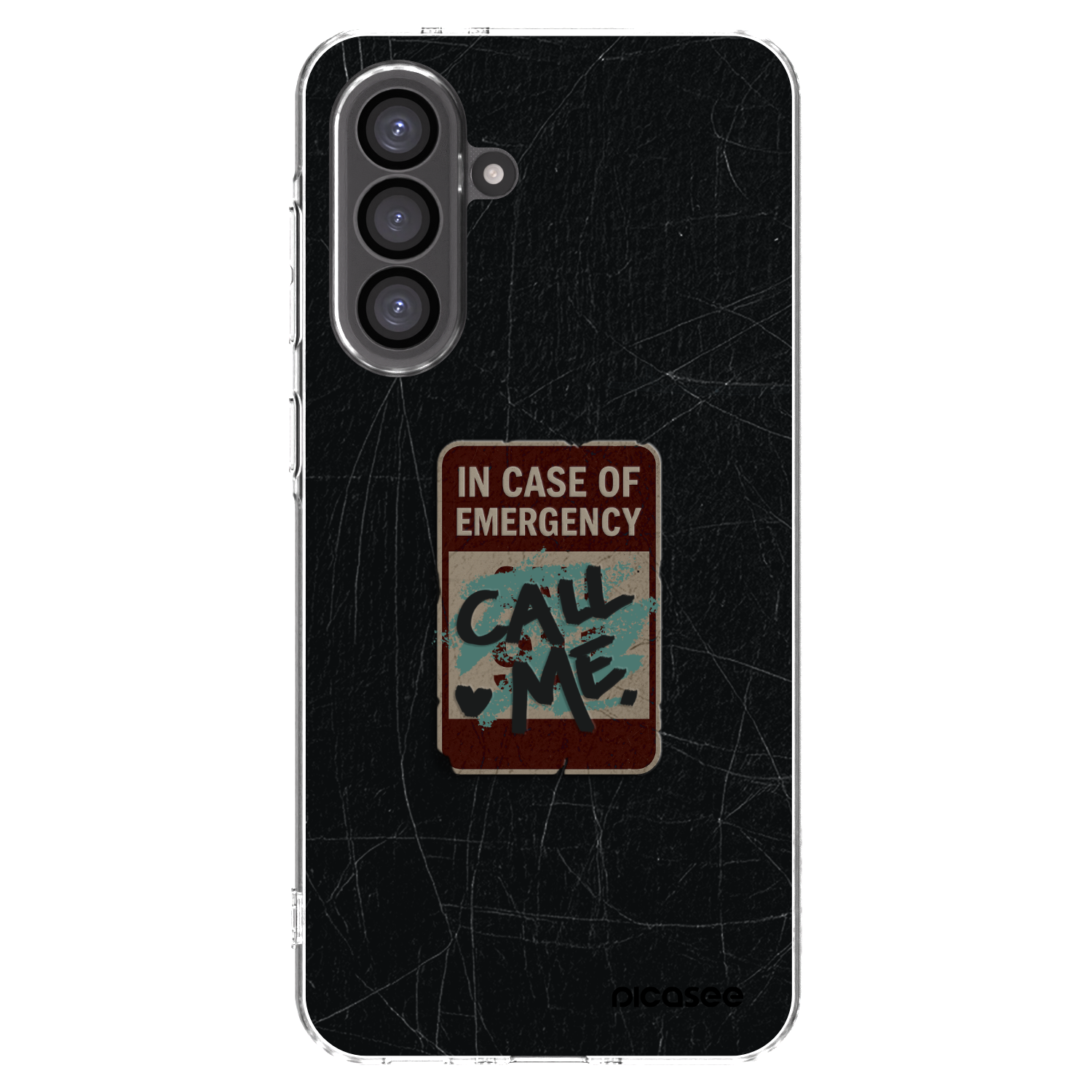 Picasee silikonowe przeźroczyste etui na Samsung Galaxy A36 5G - EMERGENCY