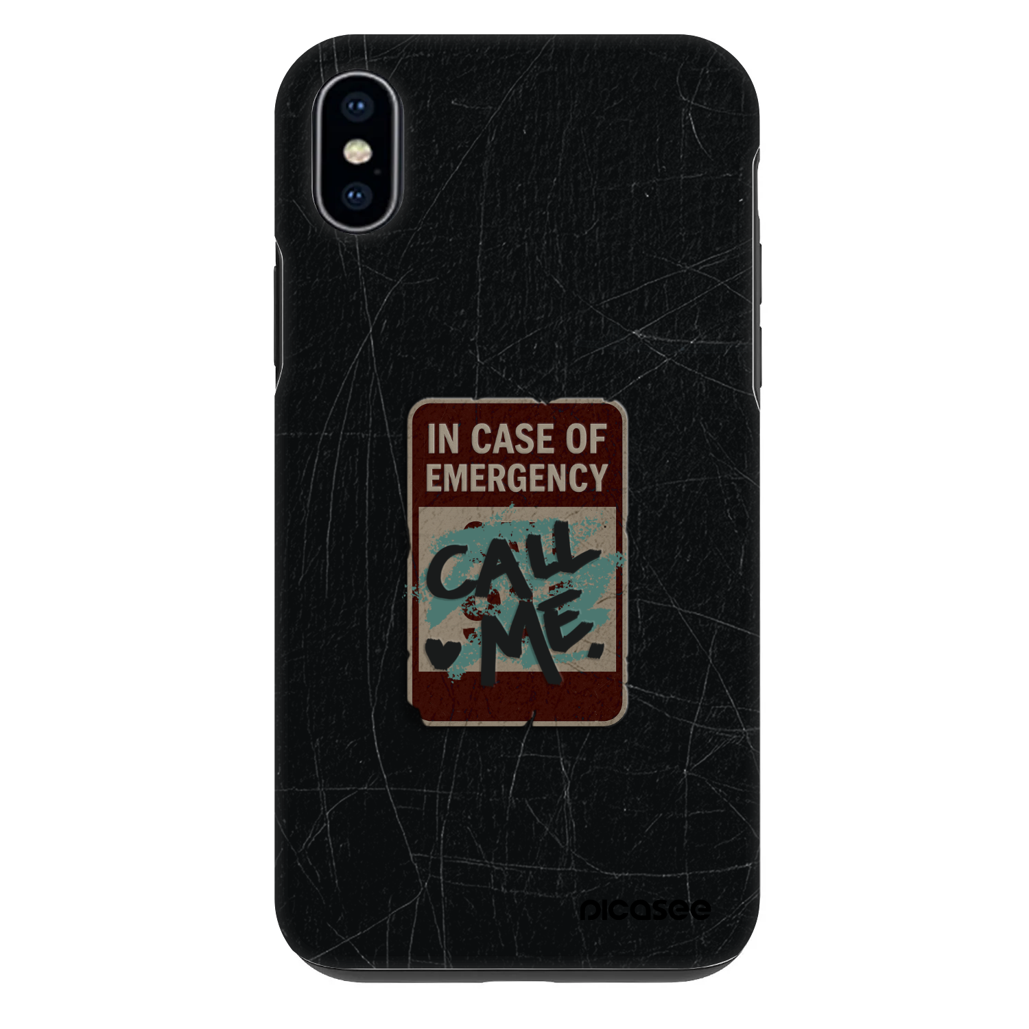 Picasee Fashion Case na Apple iPhone XS Max - EMERGENCY