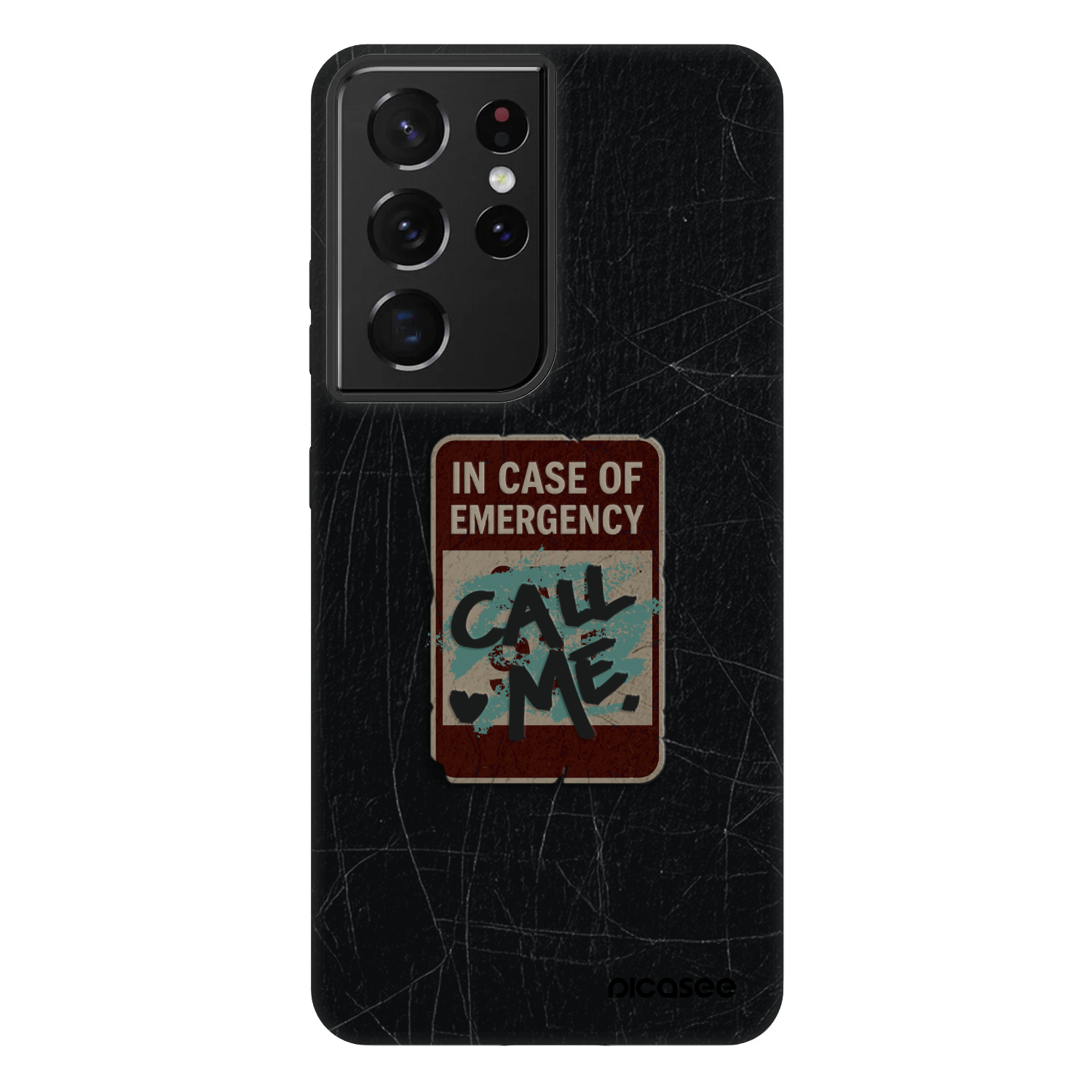 Picasee Fashion Case na Samsung Galaxy S21 Ultra 5G G998B - EMERGENCY