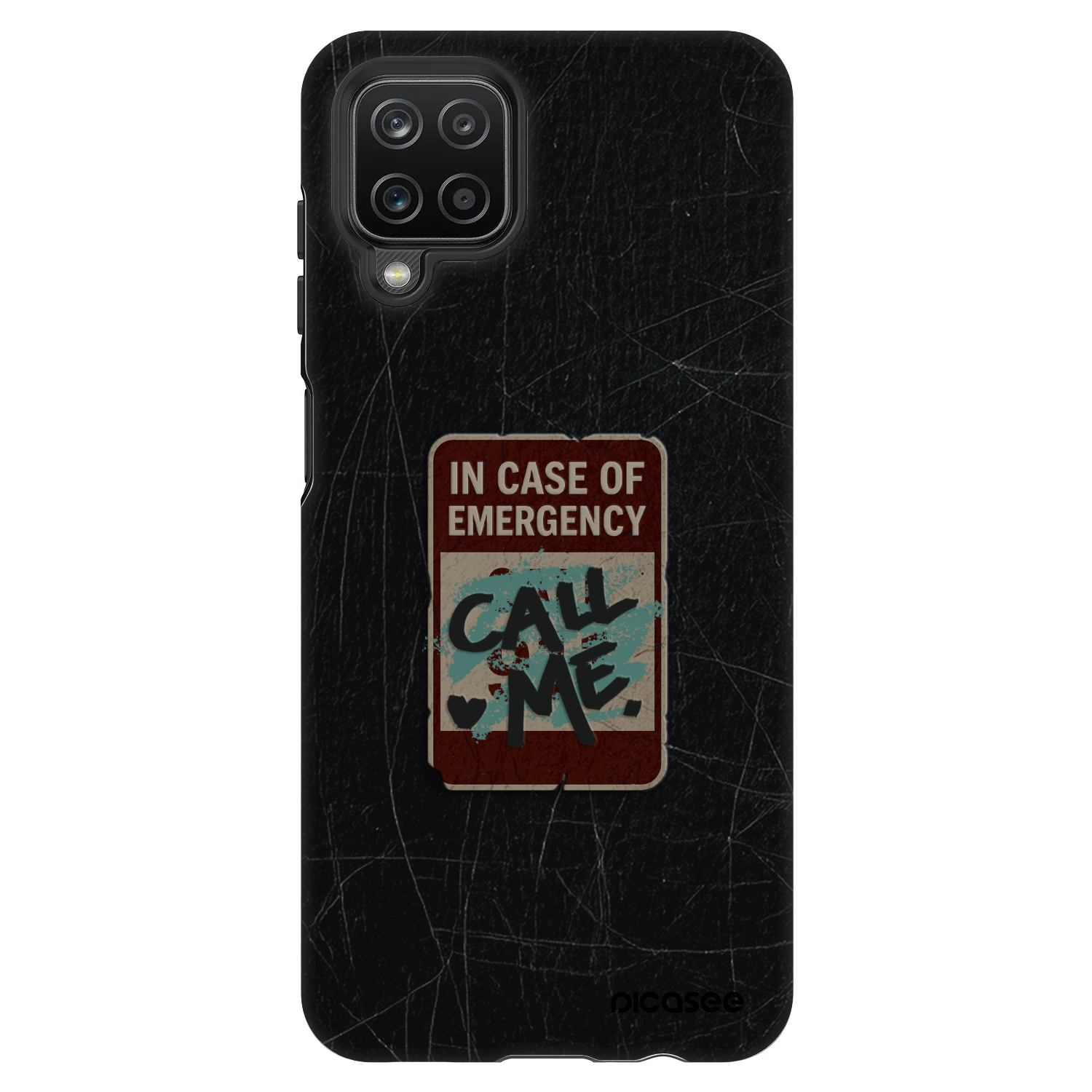 Picasee Fashion Case na Samsung Galaxy A12 A125F - EMERGENCY