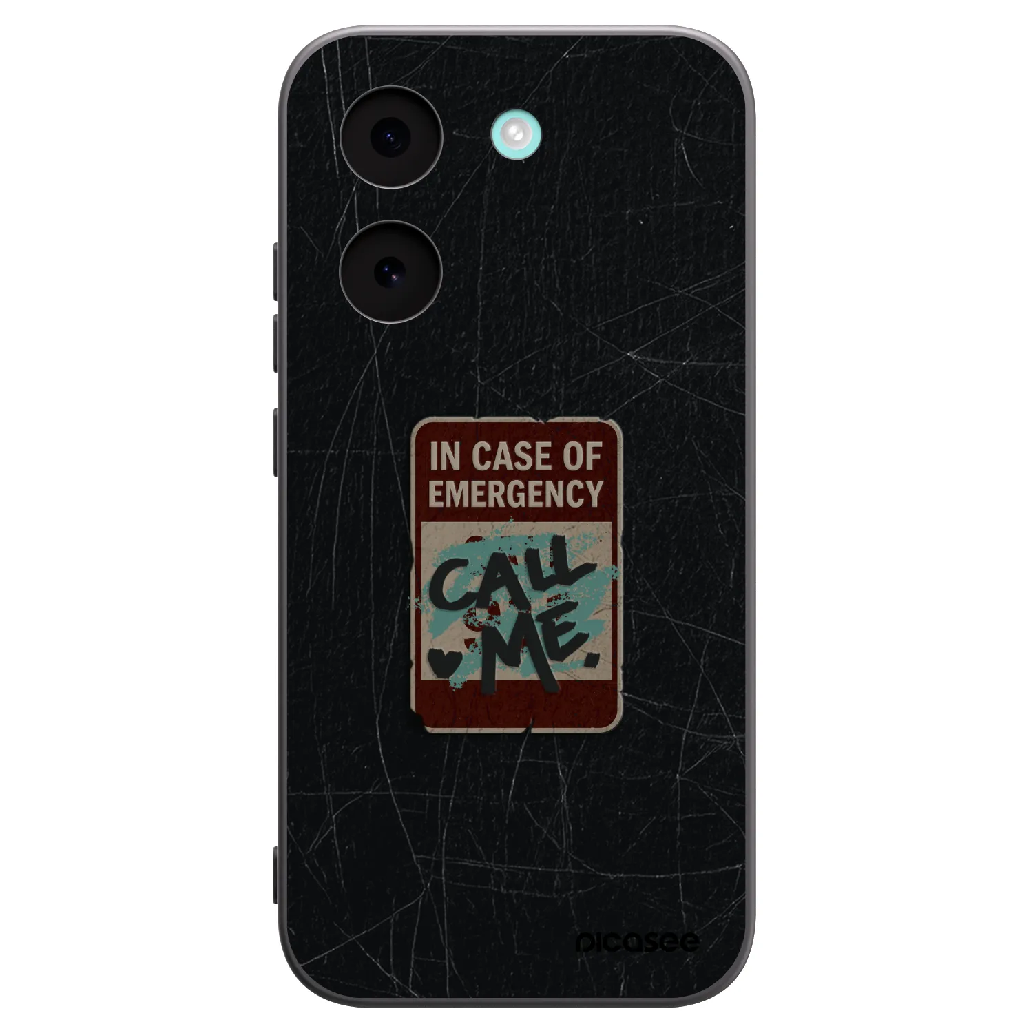 Picasee silikonowe czarne etui na Xiaomi Poco X8 Pro - EMERGENCY