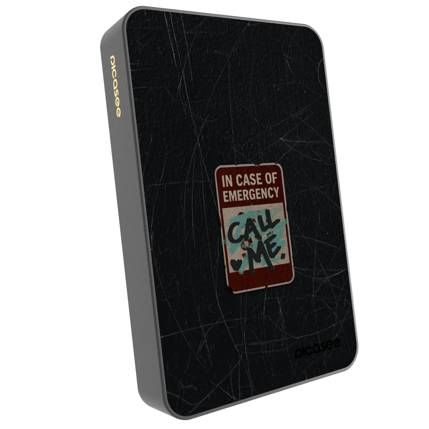 Picasee Powerbank z MagSafe 10 000 mAh Szary - EMERGENCY
