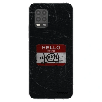Picasee silikonowe przeźroczyste etui na Xiaomi Mi 10 Lite - HELLO 404